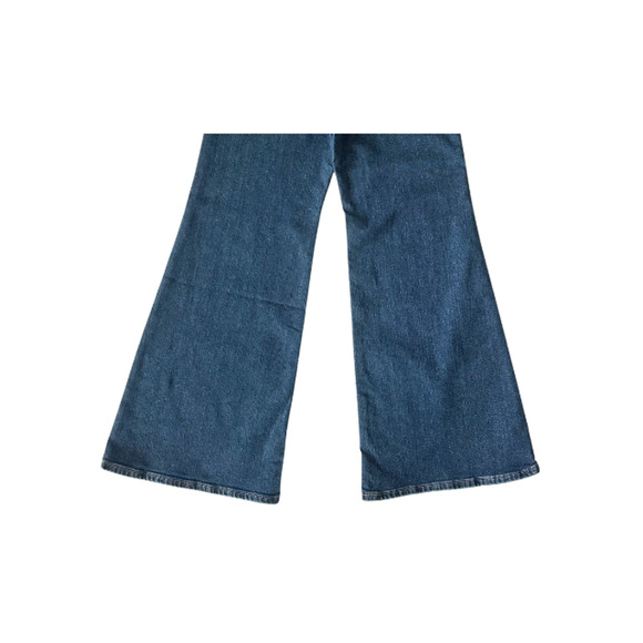 Levi's Jeans Ribcage Bell Super High-Rise Flare-Leg Dark Blue Women’s Size 31x32 - Picture 6 of 9